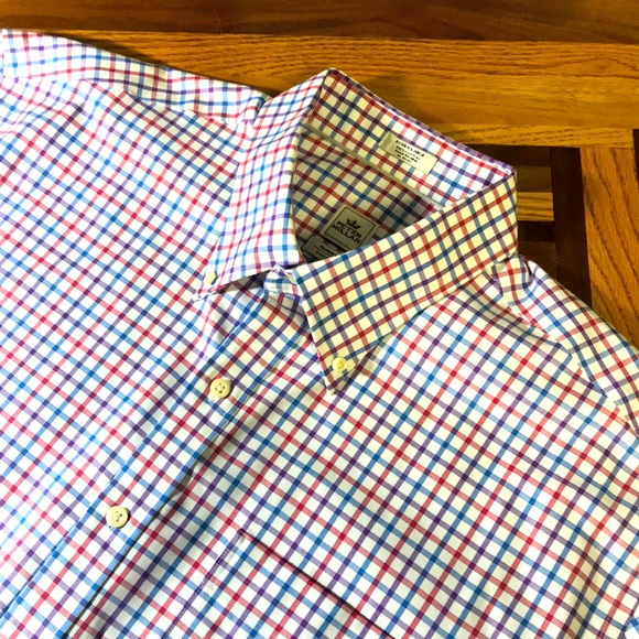 Peter Millar XL Checkered short sleeve shirt EUC - Picture 2 of 6